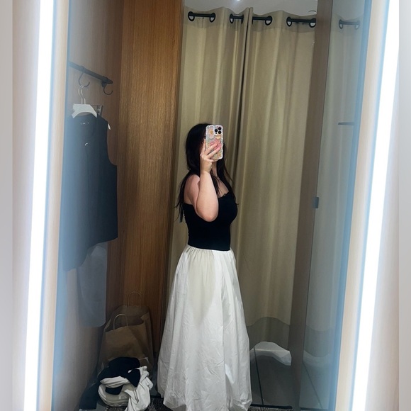 Mango Black and White Sleeveless Dress - Picture 3 of 4